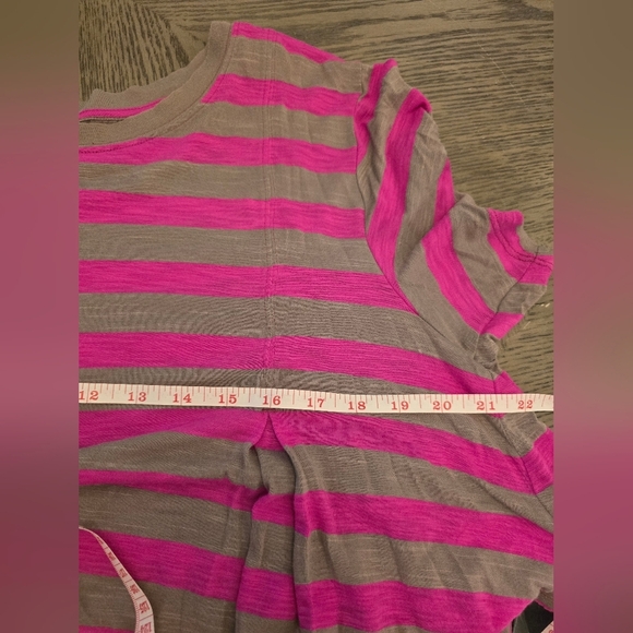 We The Free Keeping it Real Crop Top Pewter Vivid Purple Pleated Size Small - Picture 5 of 7